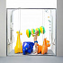 Душевая дверь BLDP4 белый 180 см Стекло прозрачное